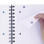 Cahier ETUDIANT Nomadbook 24x31 cm 5x5 160 pages 90g coloris aléatoire OXFORD