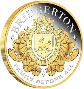 Monnaie HOUSE OF BRIDGERTON Bridgerton 2 Oz Argent 2$ Australia 2026