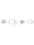 THIRARD - Cylindre rond adaptateur T2 CAZ  28x48mm  diamètre 33mm  4 clés