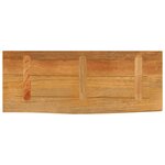vidaXL Dessus de table à bord vivant 90x20x3 8 cm bois massif manguier