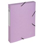Boite De Classement Cartobox Livrée À Plat Dos 40mm Carte Lustrée Aquarel - A4 - Couleurs Assorties - X 10 - Exacompta