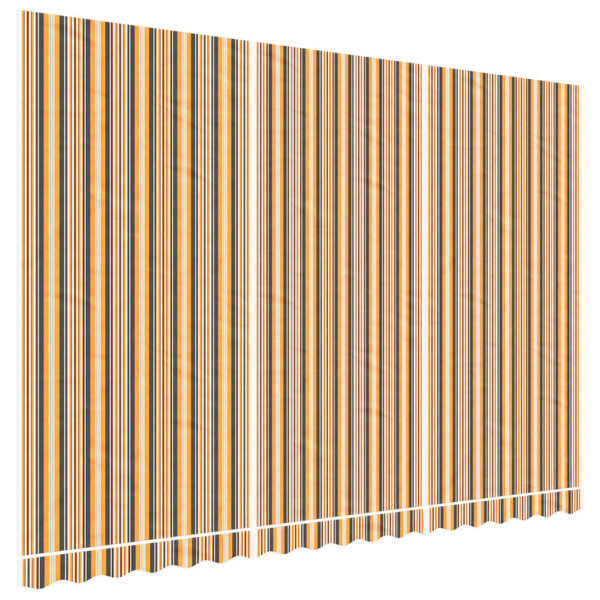 vidaXL Tissu de remplacement pour auvent rayures multicolores 4 5x3 m