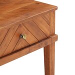 vidaXL Meuble TV 110x40x41 cm Bois d'acacia massif