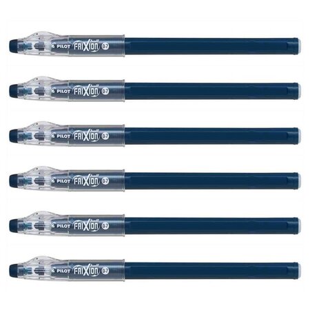 Stylo Roller FRIXION ball Stick Pointe 07 Bleu nuit x 6 PILOT