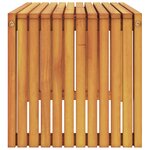 vidaXL Table Basse de Jardin 70x35x35 cm Bois Massif Acacia