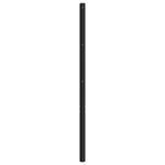 vidaXL Tête de lit métal noir 180 cm