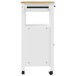 vidaXL Chariot de cuisine MONZA 60x40x90 cm bois massif de pin