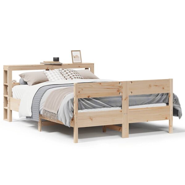 vidaXL Cadre de lit sans matelas 150x200 cm bois de pin massif