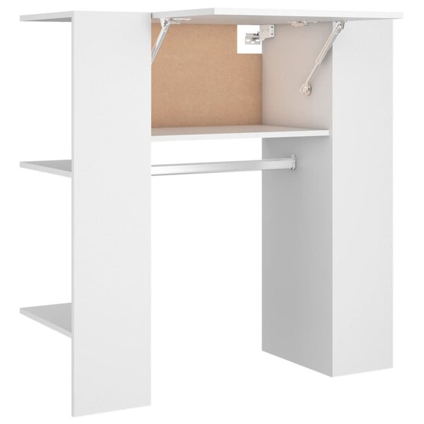 vidaXL Armoire de couloir Blanc 97 5x37x99 cm Bois d'ingénierie