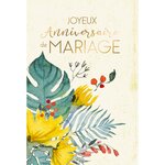 Carte anniversaire de mariage - draeger paris