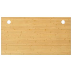 vidaXL Dessus de bureau 110x60x4 cm bambou