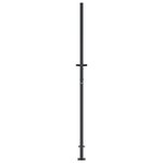 vidaXL Portail de jardin anthracite 105x205cm acier conception d'herbe