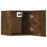 vidaXL Ensemble de meubles TV 5 Pièces Chêne fumé Bois d'ingénierie