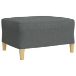 vidaXL Ensemble de canapés 4 Pièces repose-pied et coussins décoratifs