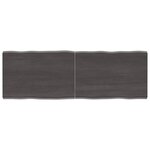vidaXL Dessus de table bois massif traité bordure assortie