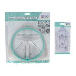 Cutter circulaire Ø 2 4 à 15 3 cm + 6 lames de rechange