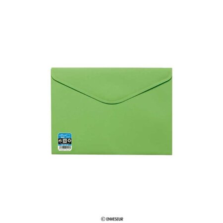 Lot de 10 enveloppes verte avec fermeture velcro 240x335 mm vital colors v-lock