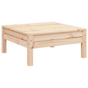 vidaXL Repose-pied de jardin bois de pin massif