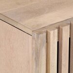vidaXL Meuble TV 80x34x46 cm bois massif de manguier