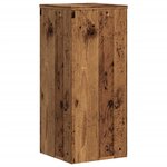 vidaXL Supports pour plantes 2 Pièces vieux bois bois d'ingénierie