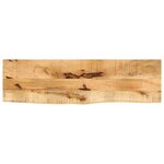 vidaXL Dessus de table 100x40x2 5cm bord vif bois massif manguier brut