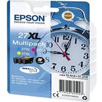 Epson cartouche 27xl réveil - cyan  magenta et jaune - 3x10.4ml - 100 pages