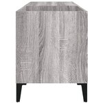 vidaXL Armoire à disques sonoma gris 84 5x38x48 cm bois d'ingénierie