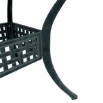 vidaXL Ensemble à manger de jardin 5 Pièces vert aluminium coulé