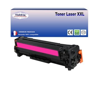 T3AZUR - Toner compatible avec Canon 045H pour Canon MF-631Cn  MF-633Cdw  MF-635Cx Magenta - 2 500p