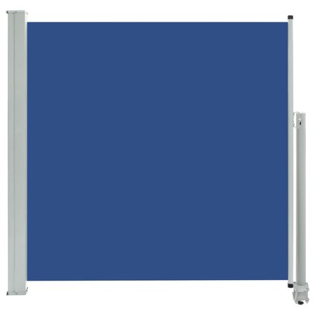 vidaXL Auvent latéral rétractable de patio 160x300 cm Bleu