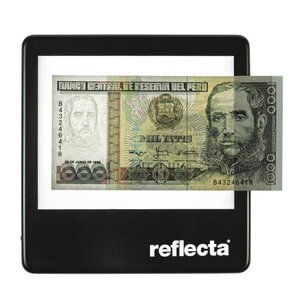 Plaque lumineuse LED Reflecta pour expertise de timbres billets.
