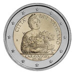 2 euros commémorative Vatican 2021 - Caravage en coffret BU.