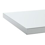 vidaXL Étagères murales 2 Pièces 75x40x3 cm argenté acier inoxydable