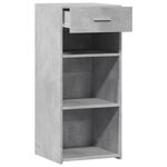 vidaXL Buffet gris béton 40x42 5x93 cm bois d'ingénierie