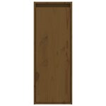 vidaXL Armoires murales 2Pièces Marron miel 30x30x80cm Bois de pin massif