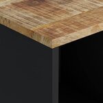 vidaXL Buffet avec 2 portes 80x33x75 cm bois massif de manguier