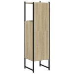 vidaXL Armoire de salle de bain chêne sonoma 33x33x120 5 cm