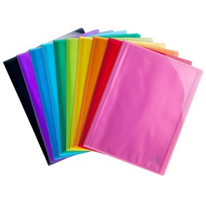 Protège-documents En Polypropylène Semi Rigide Iderama Pp 40 Vues - A4 - Couleurs Assorties - X 20 - Exacompta