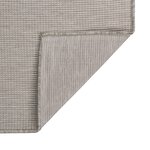 vidaXL Tapis à tissage plat d'extérieur 200x280 cm Taupe