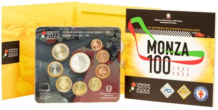 Coffret série euro bu italie 2022 (autodrome national de monza)