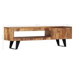 vidaXL Meuble TV 140x30x40 cm Bois massif