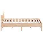vidaXL Cadre de lit sans matelas 200x200 cm bois massif de pin