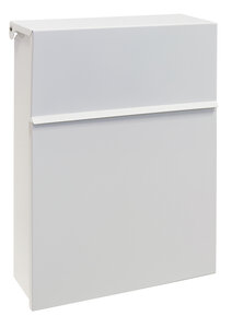 Boîte aux Lettres en Acier Figure E6701 Serrure Protégée Blanc