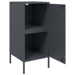 vidaXL Buffet anthracite 36x39x79 cm acier laminé à froid
