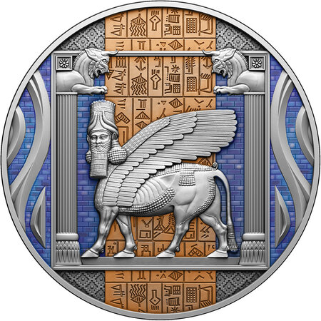 Pièce de monnaie en Argent 2000 Francs g 62.2 (2 oz) Millésime 2023 7 Groundbreaking Ancient Civilizations SUMERIAN