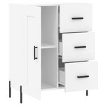 vidaXL Buffet blanc 69 5x34x90 cm bois d'ingénierie