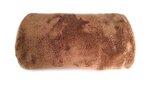 Grand plaid uni 150 x 200 cm - Marron