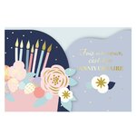 Carte Fais Un Vœu  C'est Ton Anniversaire - Bleu - Draeger paris