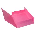 Chemise À Élastiques 3 Rabats Maxi Capacity Carte Lustrée Pelliculée 425gm2 Iderama A4 - Rose - X 25 - Exacompta