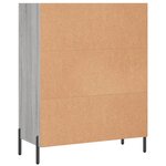 vidaXL Armoire à étagères sonoma gris 69 5x32 5x90cm bois d'ingénierie